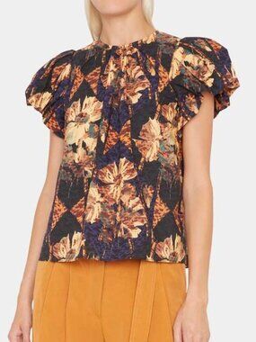 Ulla Johnson Iren Top Lupine Size 4 Like New